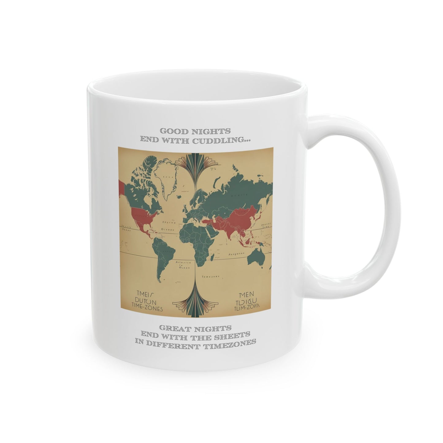 Hot Sips "Time Zones" Mug - 11oz