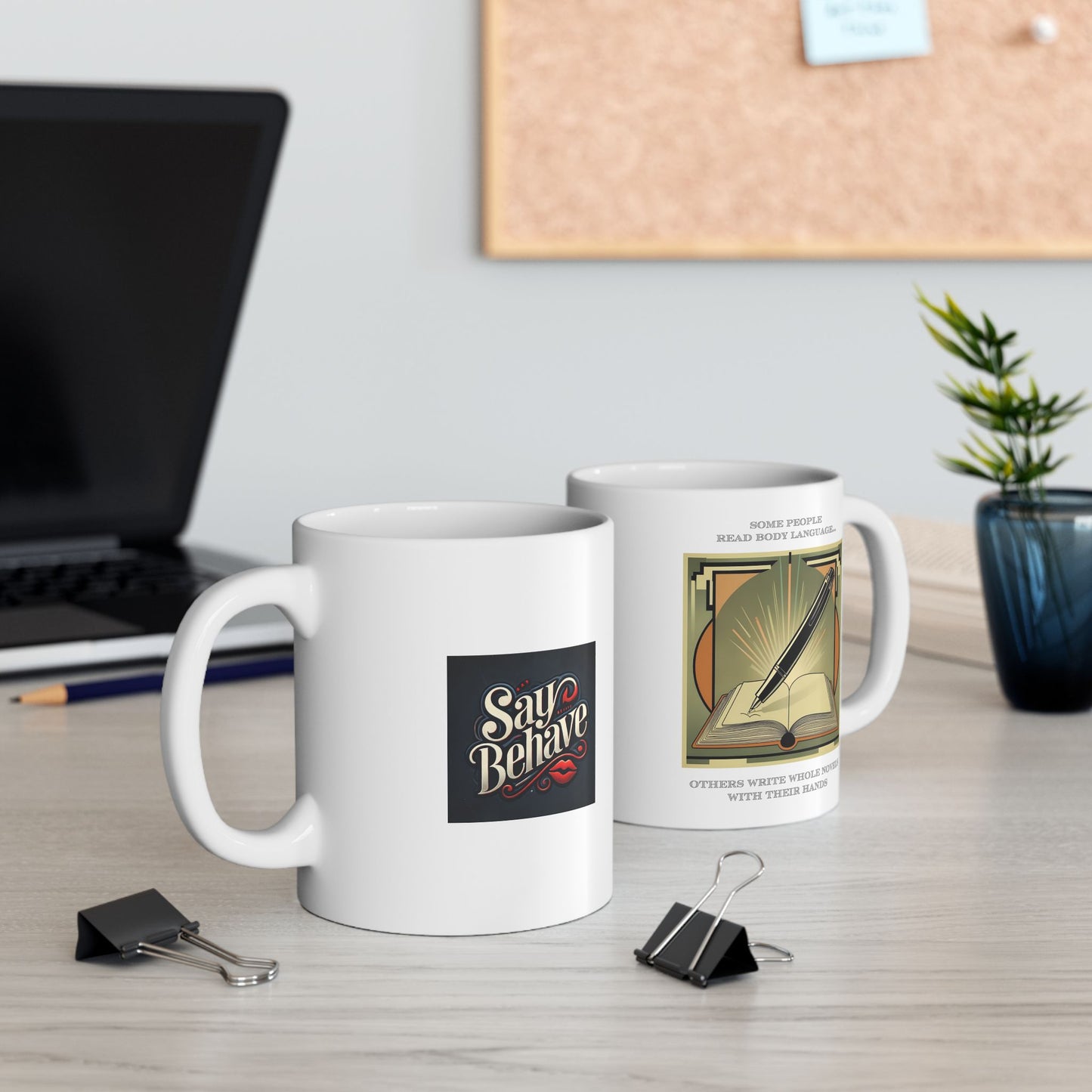 Hot Sips "Write Novels" Mug - 11oz