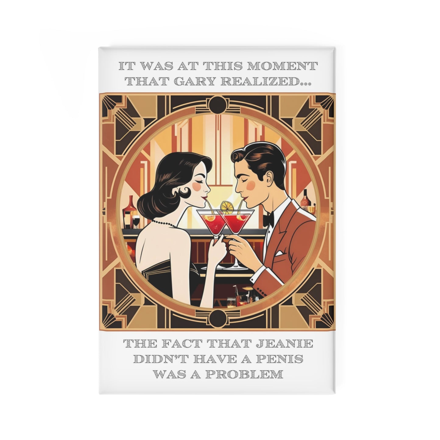 Attraction Magnet - "A Problem" - Fun Décor for Friends