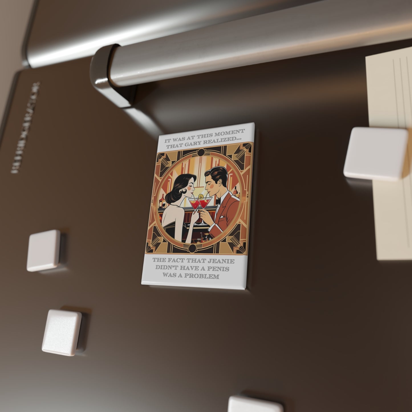 Attraction Magnet - "A Problem" - Fun Décor for Friends