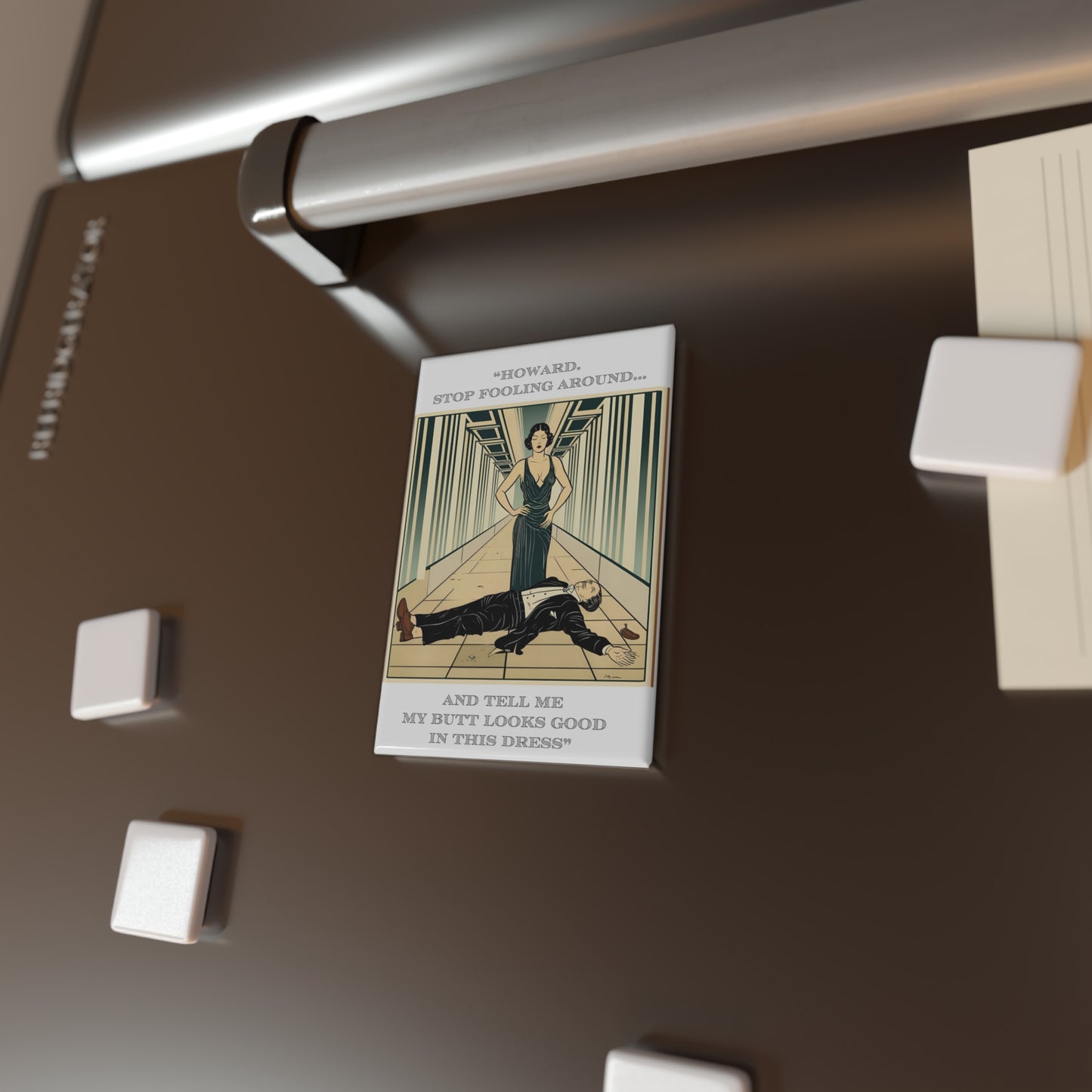 Humor Magnet - "Stop Fooling Around" - Fun Décor for Friends