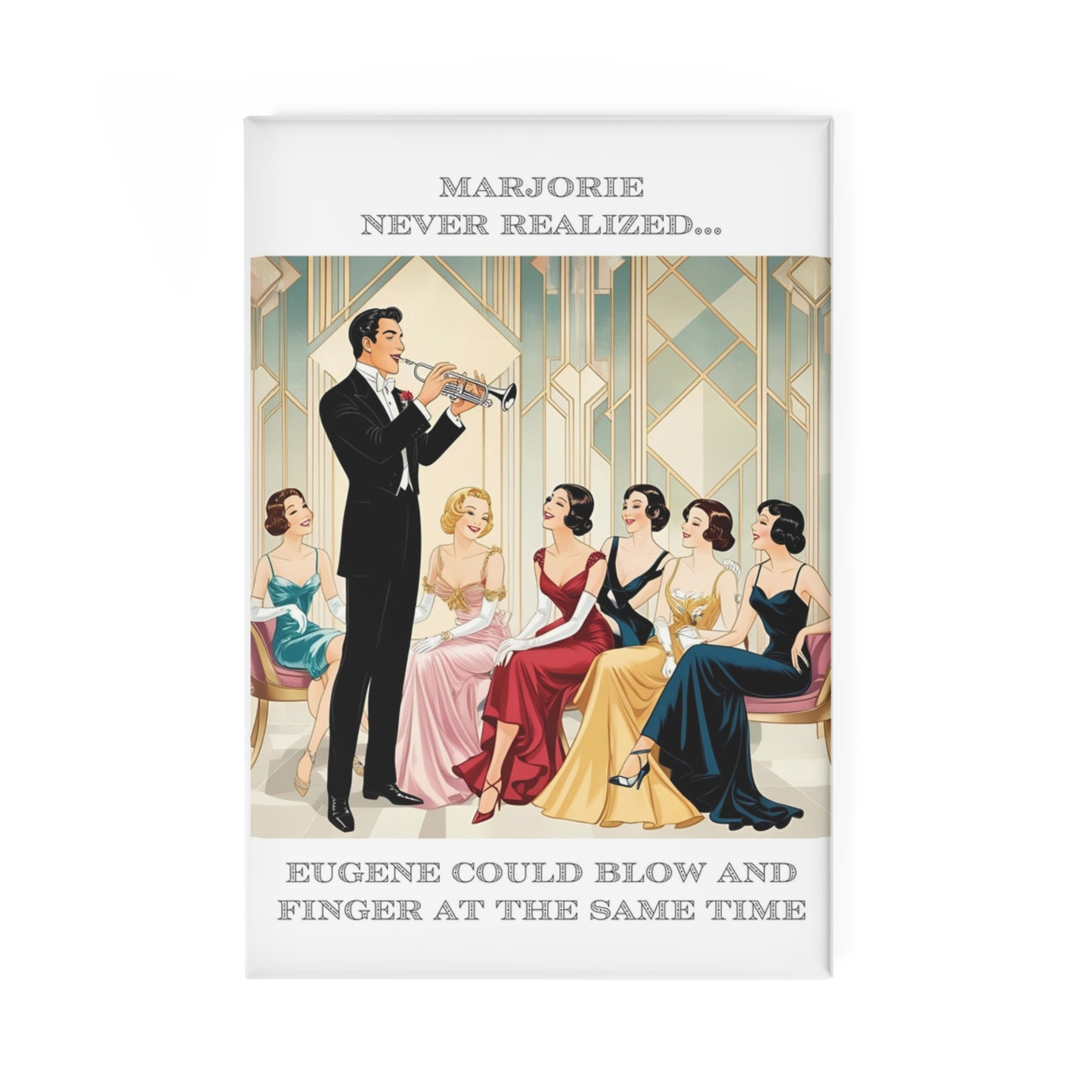 Attraction Magnet - "At the Same Time" - Fun Décor for Friends