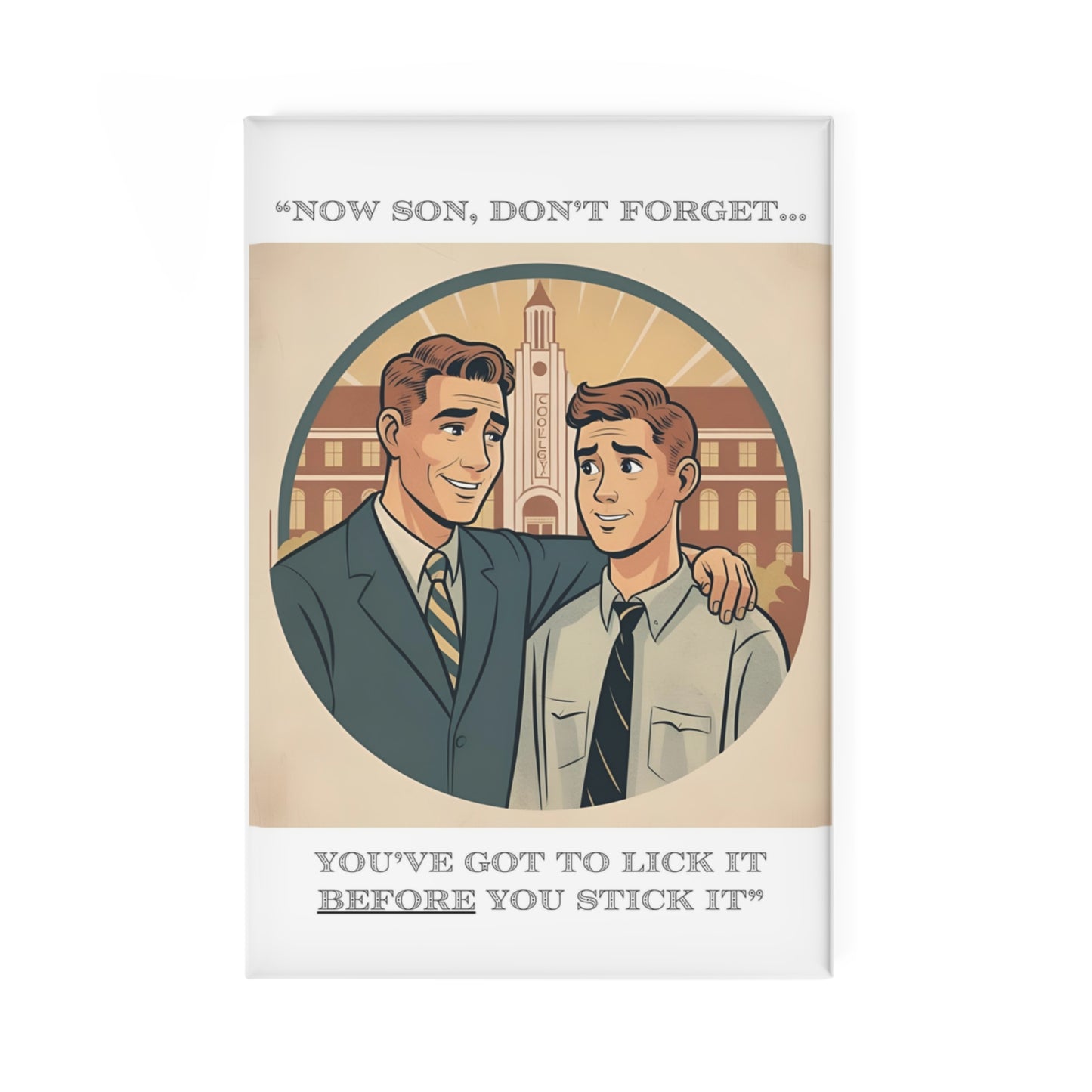 Humor Magnet - "Don't Forget" - Fun Décor that Sticks