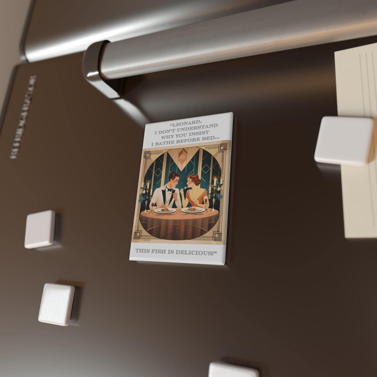 Attraction Magnet - "Bathe Before Bed" - Fun Décor for Friends