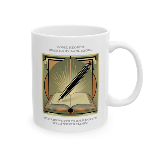 Hot Sips "Write Novels" Mug - 11oz