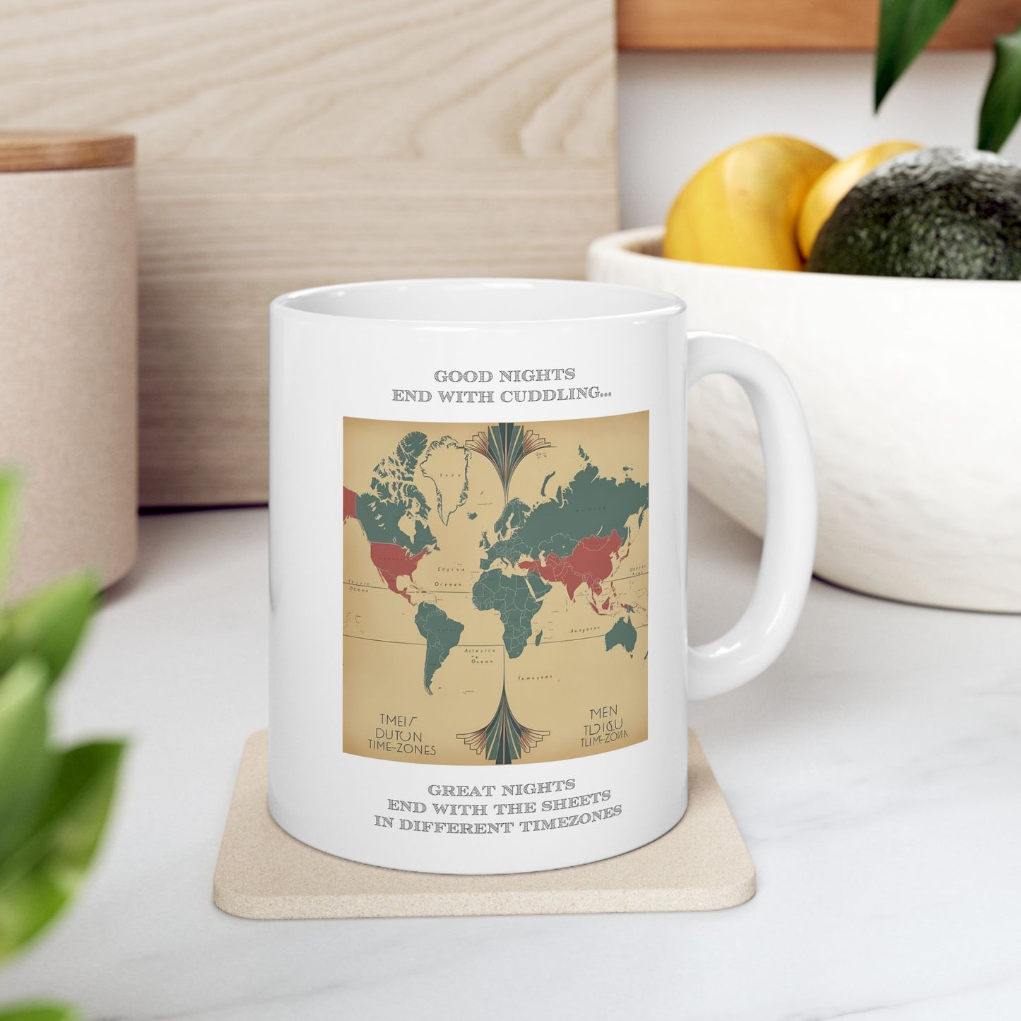 Hot Sips "Time Zones" Mug - 11oz