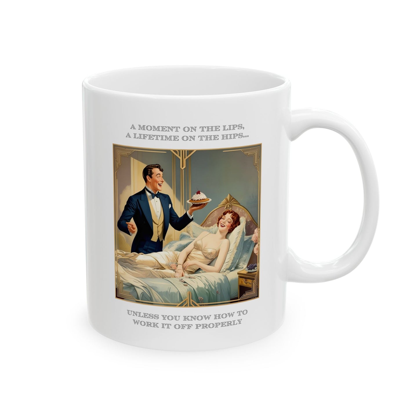 Hot Sips "Lips or Hips" Mug - 11oz