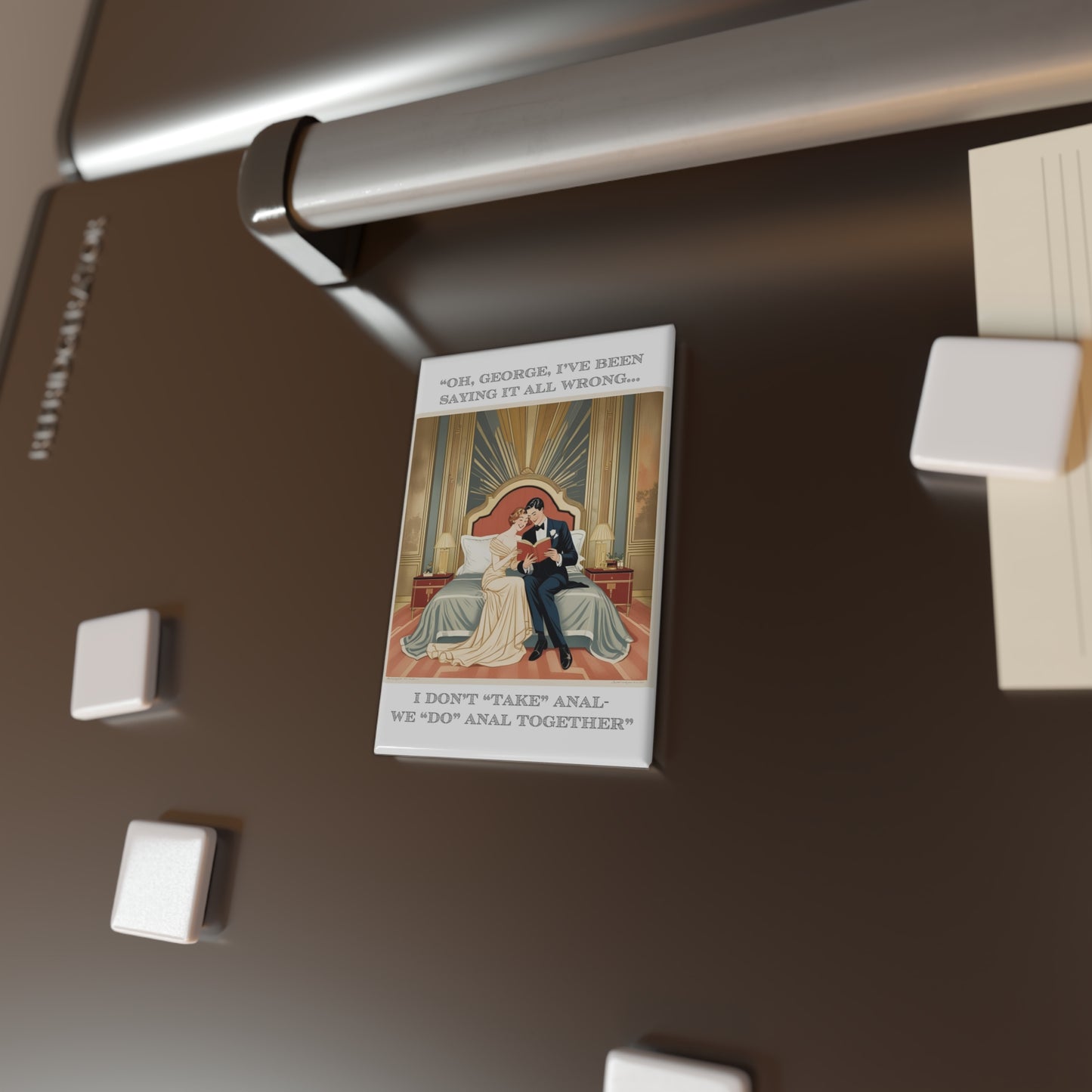 Attraction Magnet - "Saying It All Wrong" - Fun Décor for Friends