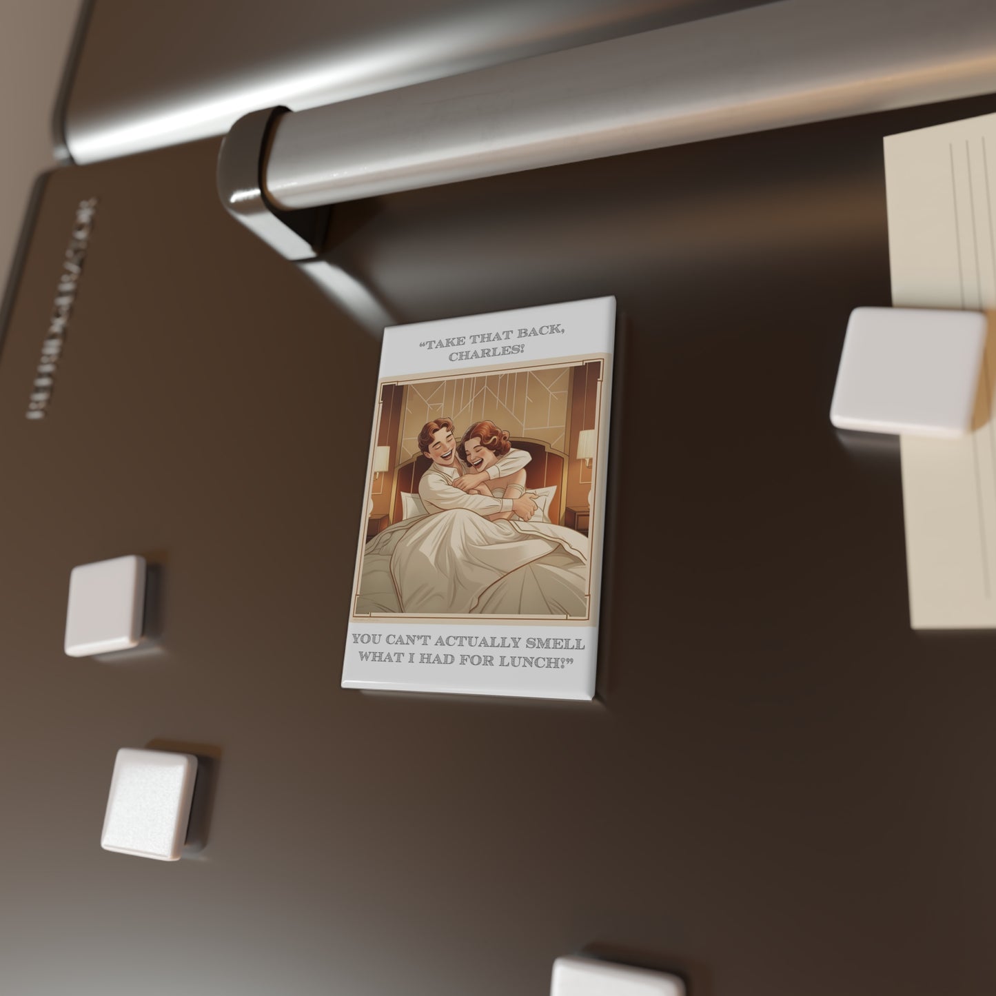 Humor Magnet - "What I Had For Lunch" - Fun Décor for Friends