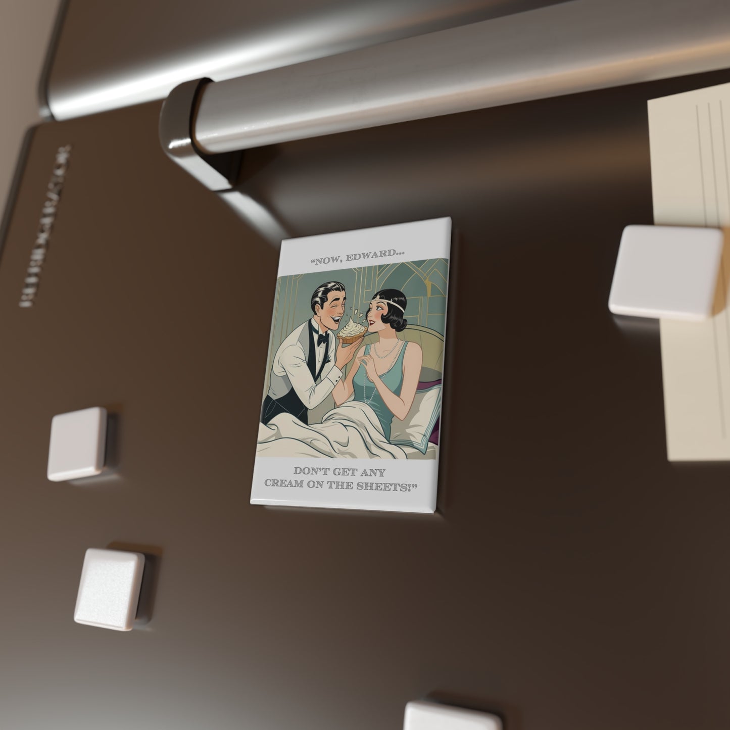 Attraction Magnet - "On the Sheets" - Fun Décor for Friends