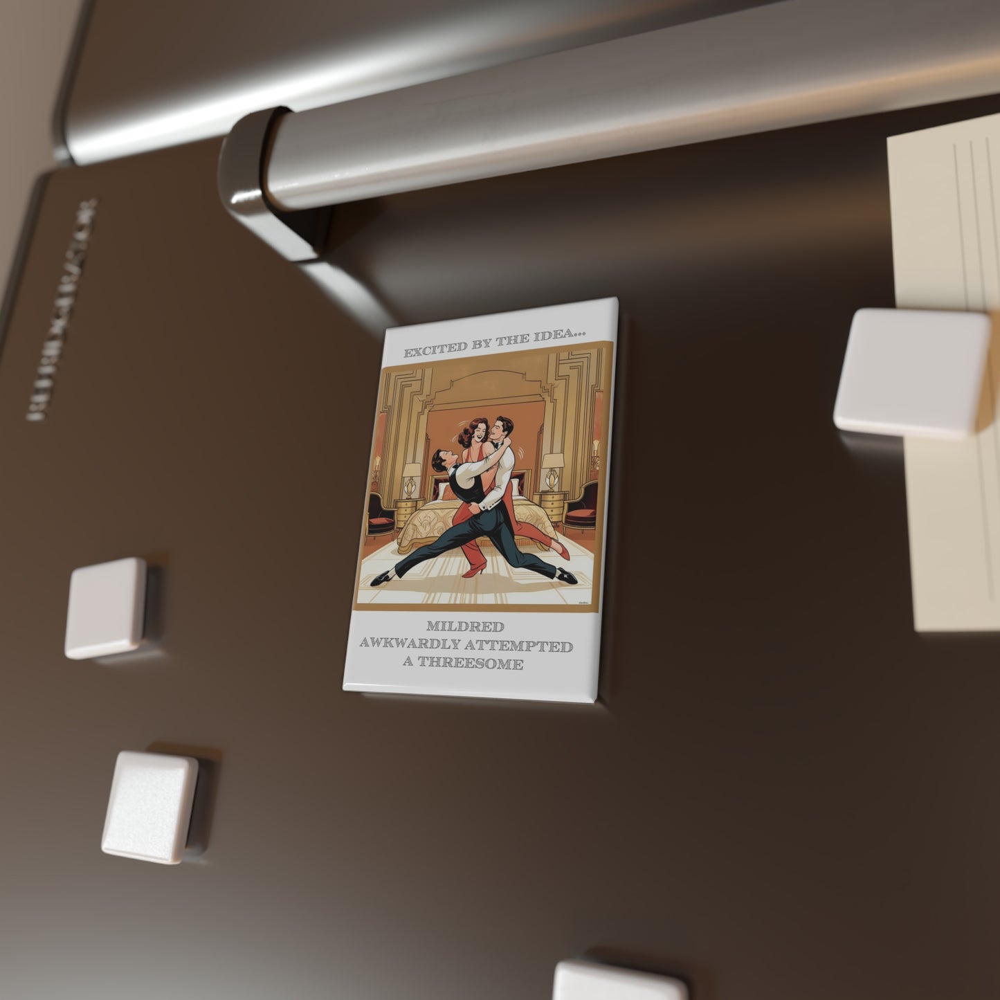 Attraction Magnet - "Excited By The Idea" - Fun Décor for Friends