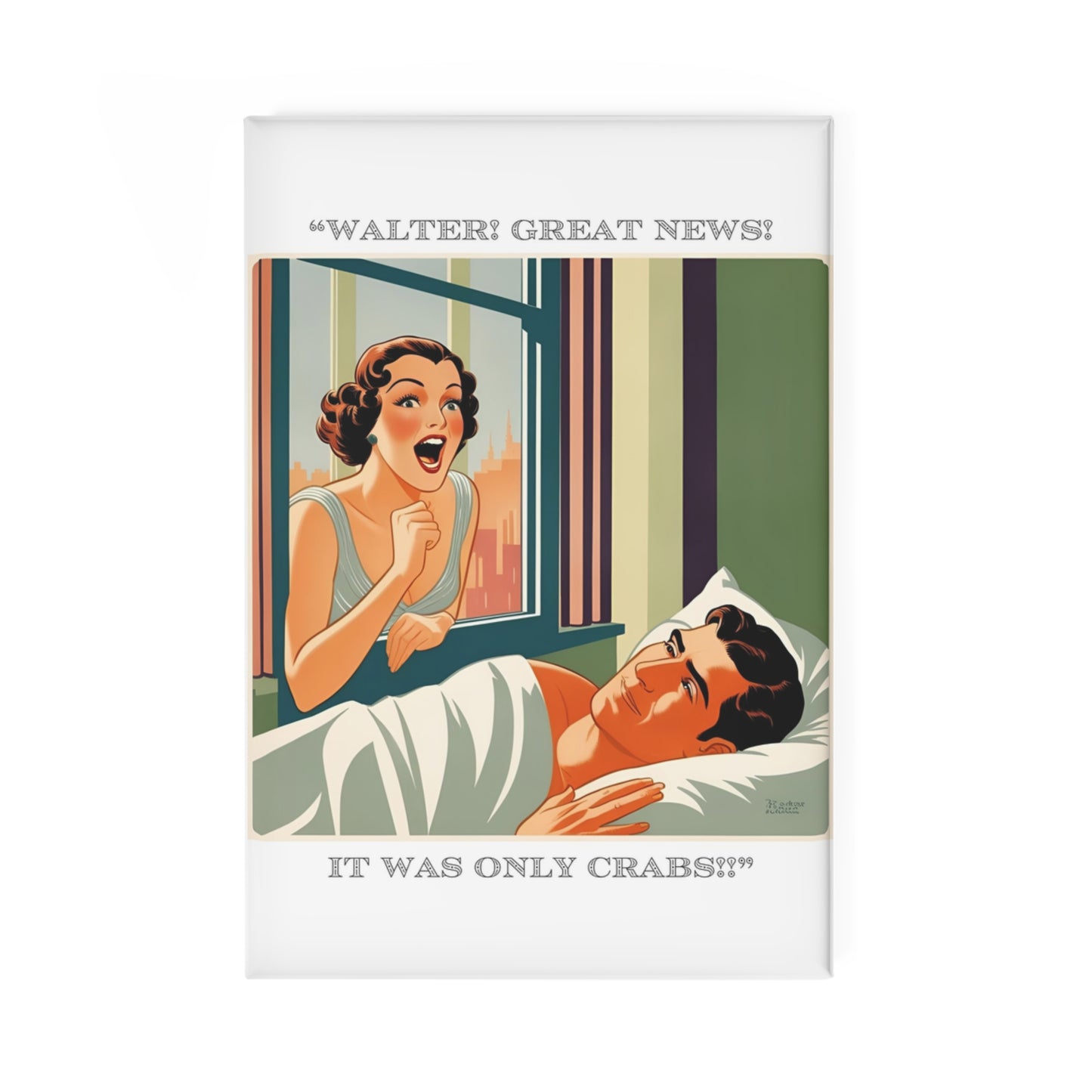 Attraction Magnet - "Great News" - Fun Décor for Friends