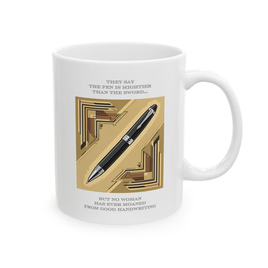 Hot Sips "Good Handwriting" Mug - 11oz
