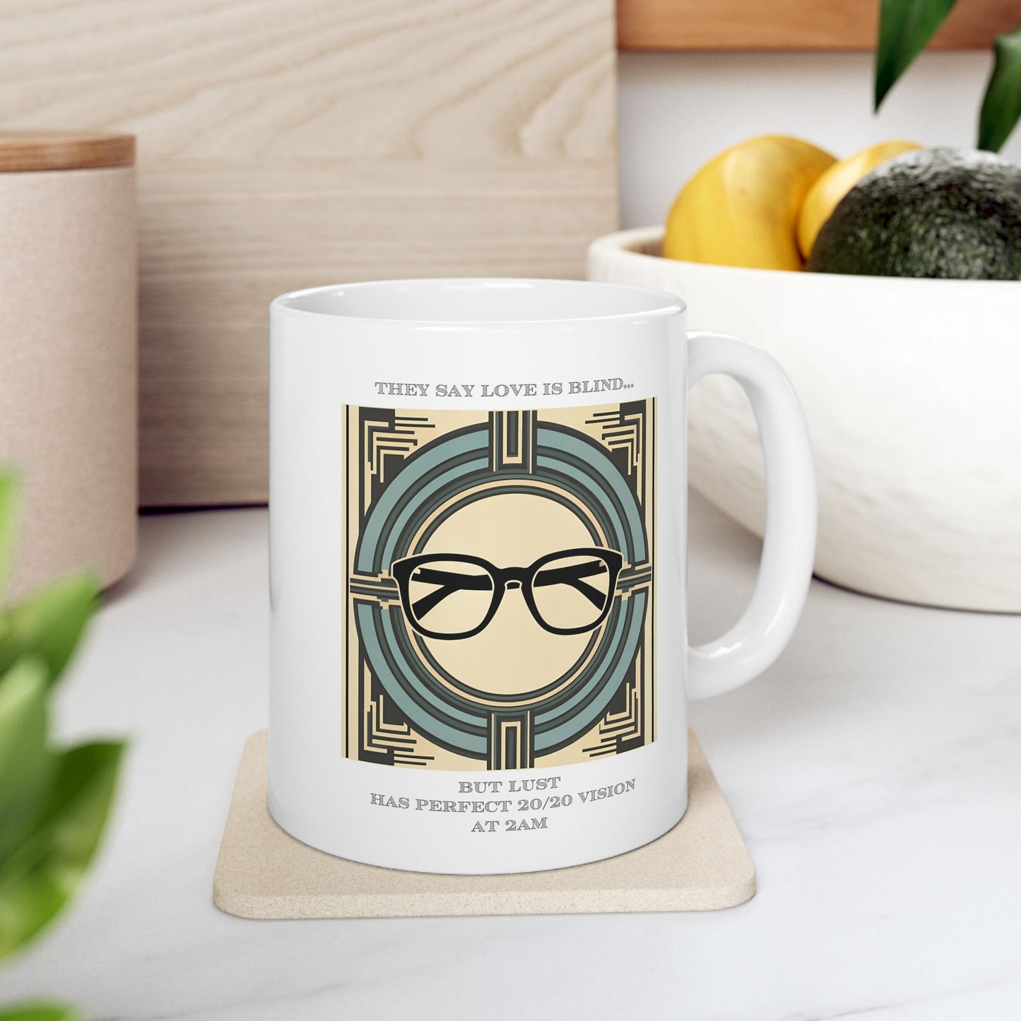 Hot Sips "Love is Blind" Mug - 11oz