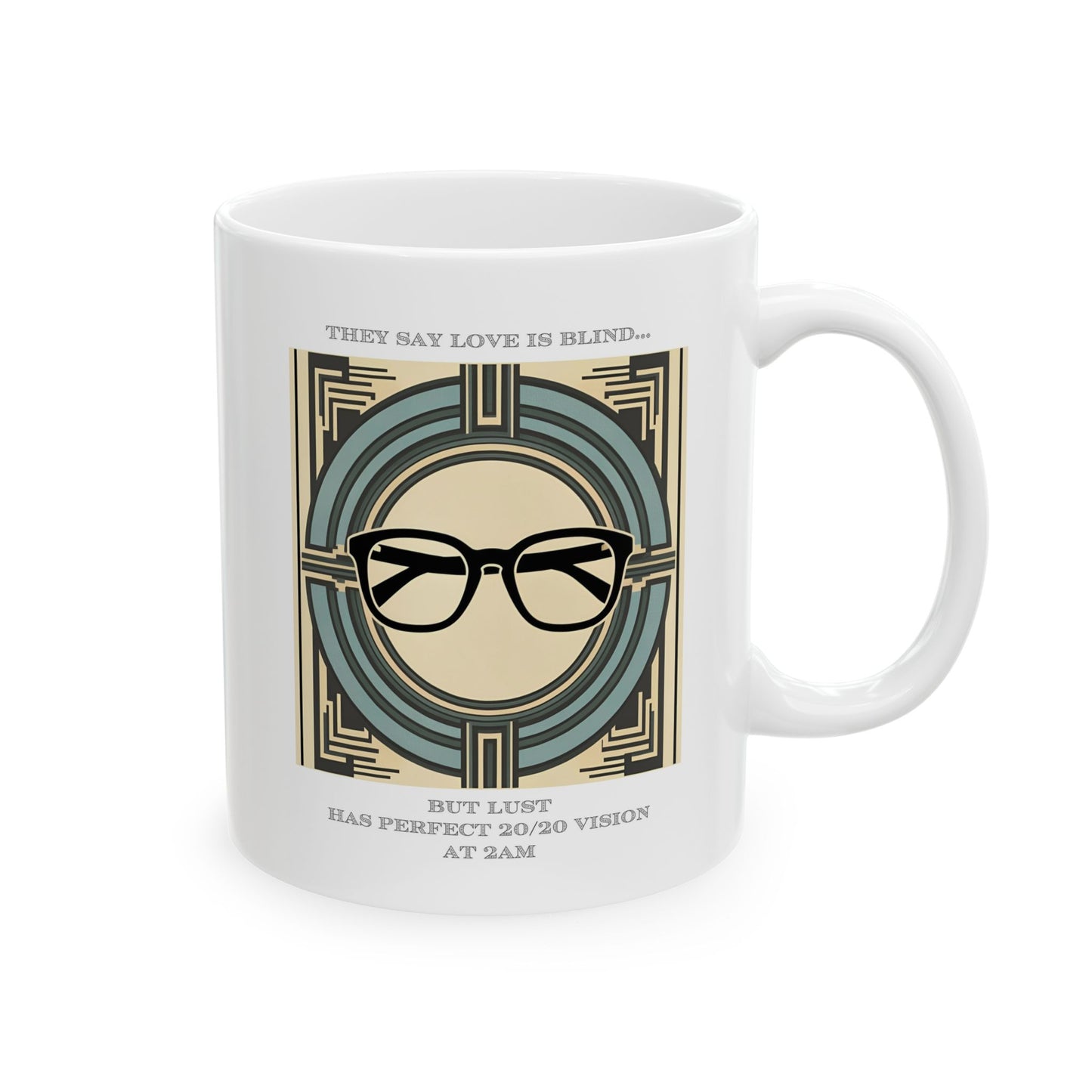 Hot Sips "Love is Blind" Mug - 11oz